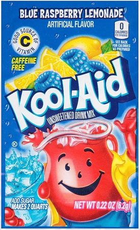 KOOL-AID ICE BLUE RASPBERRY LEMONADE 48CT*BUY ANY 4BX, GET $2.00 OFF EACH BOX*