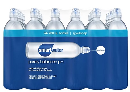 BOTTLED WATER SMARTWATER 24/700ML (SPORTCAP)