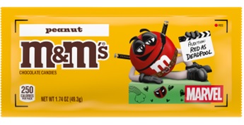 M&M'S PEANUT *MARVEL* (REG) 1.74OZ**LIMITED EDITION AVAILABLE 10/2026 - PREBOOK AVAILABLE**
