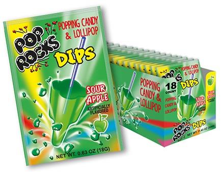 POP ROCKS *DIPS SOUR APPLE (.63OZ)