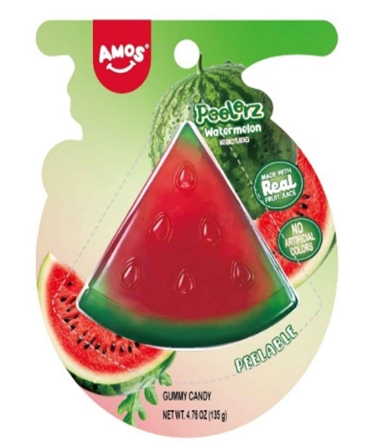 PEELERZ 4.76OZ  GIANT GUMMY WATERMELON**LIMITED EDITION AVAILABLE -1/2027**