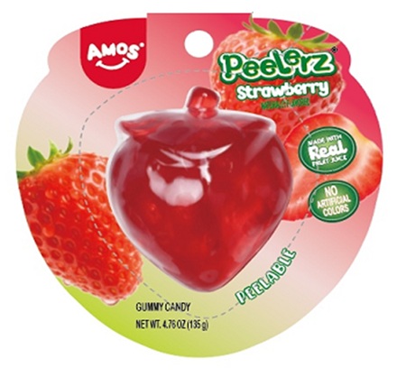 PEELERZ 4.76OZ  GIANT GUMMY STRAWBERRY**LIMITED EDITION AVAILABLE -1/2027**
