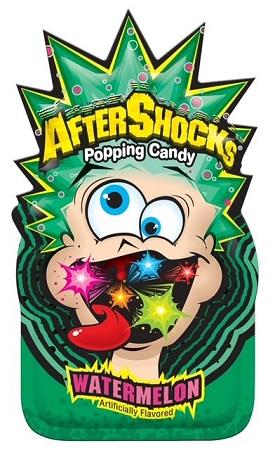 AFTERSHOCKS POPPING CANDY WATERMELON .33OZ