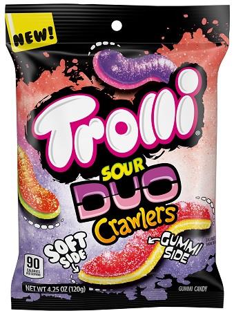 TROLLI DUO CRAWLERS SOUR PEG 4.25OZ*$1.00 OFF PER CASE*