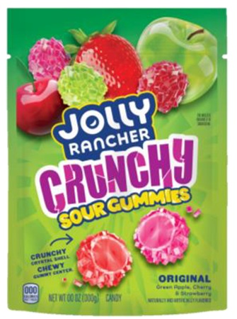 JOL.RANCH.PEG CRUNCHY SOUR GUMMIES  5.2OZ**AVAILABLE 2/19/2027**
