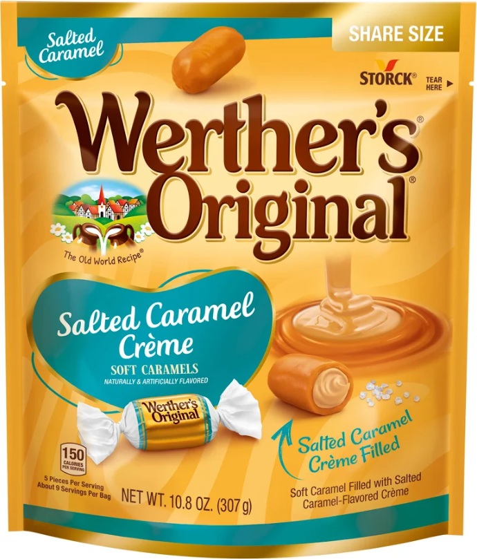 WERTHERS ORIG. SALTED CARAMEL 10.8oz**AVAILABLE BY SPECIAL ORDER ONLY, ALLOW 30 DAYS LEADTIME