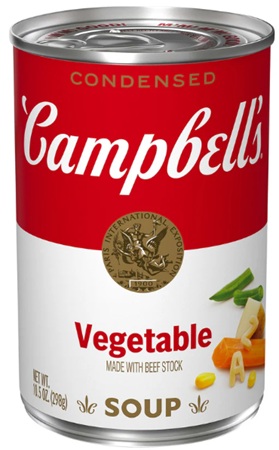 CAMPBELL'S VEGETABLE SOUP (WITH BEEF STOCK)12/10.75OZ