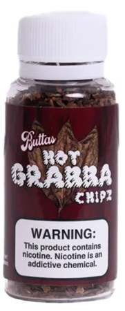 BUTTA'S HOT GRABBA CHIPZ SMALL BOTTLE 6 GRAM (20 PACK)**ALL NATURAL CRUSHED GRABBA**