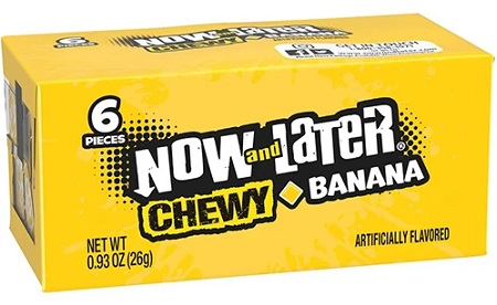 NOW & LATER CHEWY BANANA (.93OZ)(CHANGEMAKER - SRP 35¢)