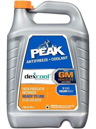 PEAK ANTIFREEZE 50/50DEX COOL - FOR GM CARS