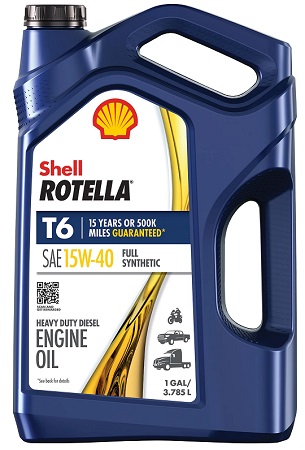 DIESEL OIL  15W40 T6 SHELL ROTELLA(API CK-4, CJ-4, CI-4 PLUS, CI-4, CH-4, SN)