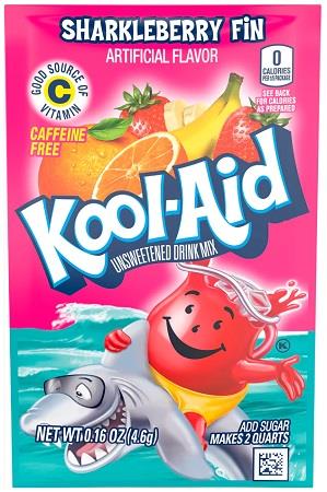KOOL-AID SHARKLEBERRY FIN 48CT (0.16OZ)*BUY ANY 4BX, GET $2 OFF EACH BOX*