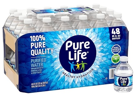 PURE LIFE BOTTLED WATER8OZ