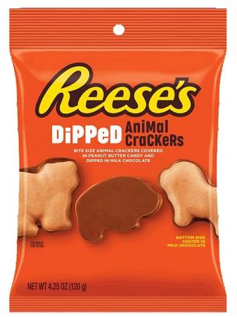 REESE'S DIPPED ANIMAL CRACKERS 4.25OZ