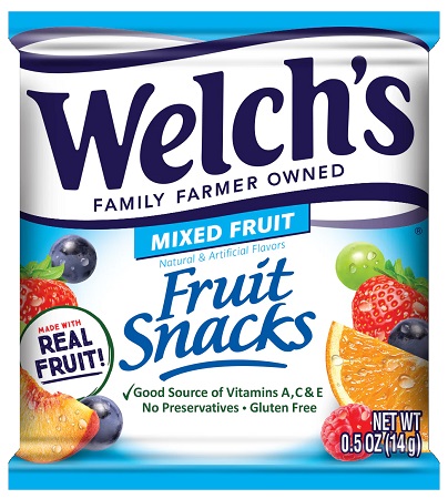 WELCH'S BULK MIXED FRUIT SNACKS .5OZ**AVAILABLE BY SPECIAL ORDER AND EMAIL ONLY, ALLOW 21 DAYS LEADTIME**
