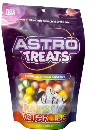 ASTRO TREATS FREEZE DRIED RAINBOW ASTEROIDS (2.4OZ)