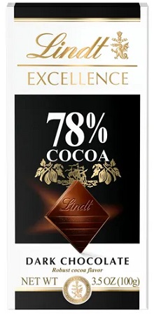 LINDT EXCELLENCE BAR 78% COCOA 3.5oz        15% OFF PROMO**AVAILABLE BY SPECIAL ORDER AND EMAIL ONLY, ALLOW 21 DAYS LEADTIME**