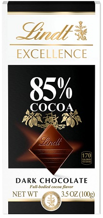 LINDT EXCELLENCE BAR 85% COCOA 3.5oz         15% OFF PROMO**AVAILABLE BY SPECIAL ORDER AND EMAIL ONLY, ALLOW 21 DAYS LEADTIME**