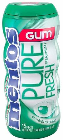 MENTOS GUM PURE FRESH SPEARMINT 15PC.  (1.06OZ)