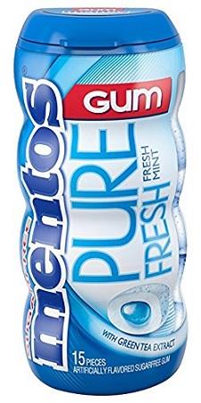 MENTOS GUM PURE FRESH FRESH MINT 15PC. (1.06OZ)