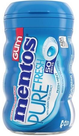 MENTOS GUM 6CT PURE FRESH MINT 50PC. (3.53OZ)