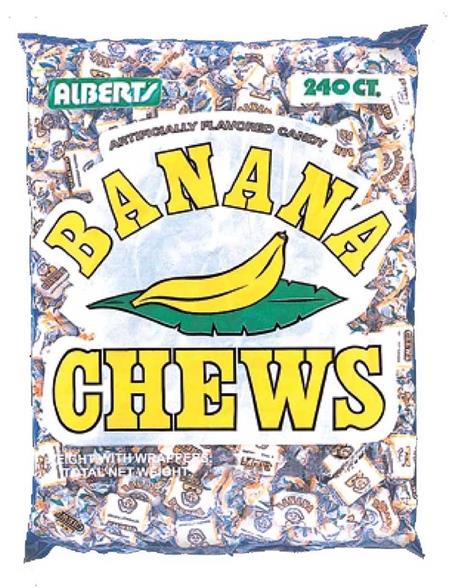 FRUIT CHEWS BANANA 240CT (0.08OZ)