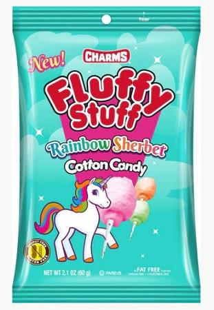CHARMS FLUFFY STUFF RAINBOW PEG 2.1OZ