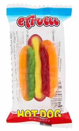 E.FRUTTI *BULK HOT DOG GUMMY .32OZ2LB/101CT
