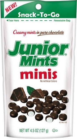 JUNIOR MINTS MINIS 4.5OZ POUCH