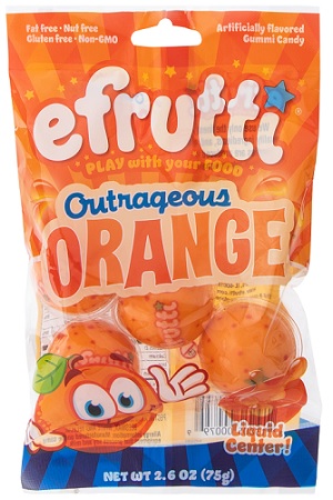 EFRUTTI 3D FRUIT OUTRAGEOUS ORANGE BAG (2.6OZ)*$4.00 OFF PER CASE*