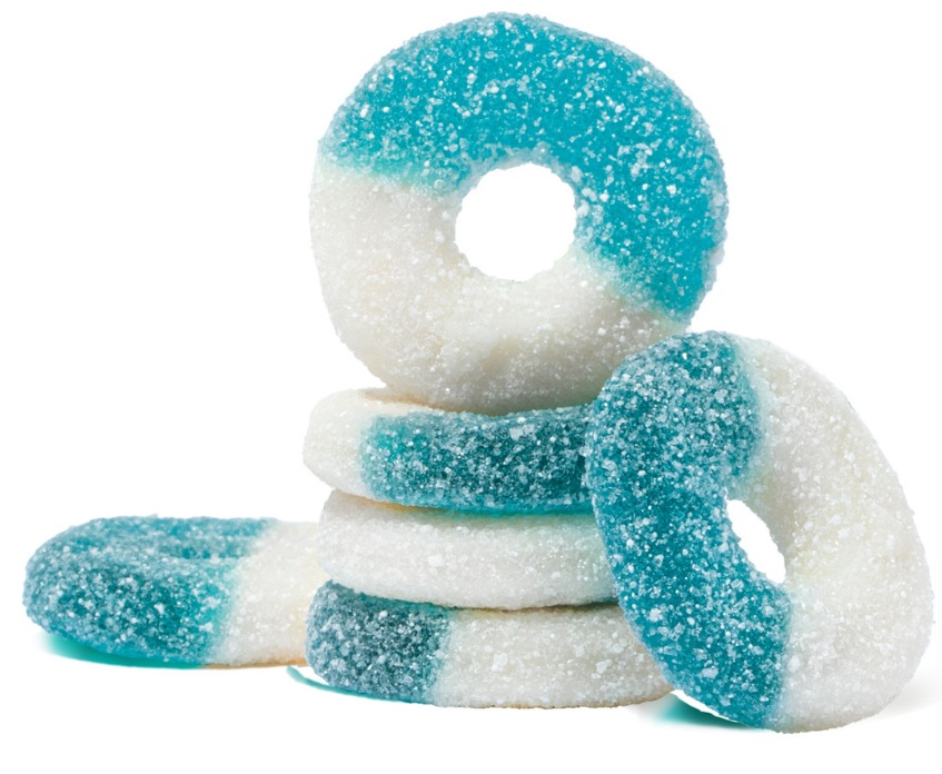 ALBANESE BULK GUMMI BLUE RASPBERRY RINGS (4.5LBS)**AVAILABLE BY SPECIAL ORDER AND EMAIL ONLY, ALLOW 14 DAYS LEADTIME**