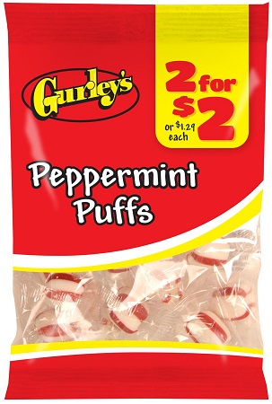 GURLEY'S 2/$2 PEPPERMINT PUFFS 1.5OZ