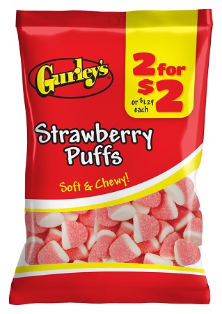 GURLEY'S 2/$2 STRAWBERRY PUFFS 2.25OZ