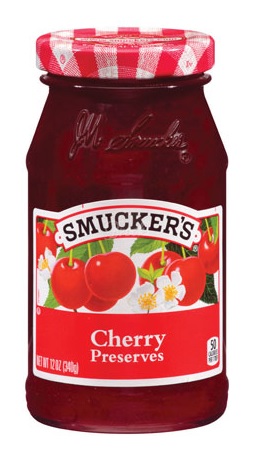 SMUCKERS CHERRY PRESERVES 12OZ