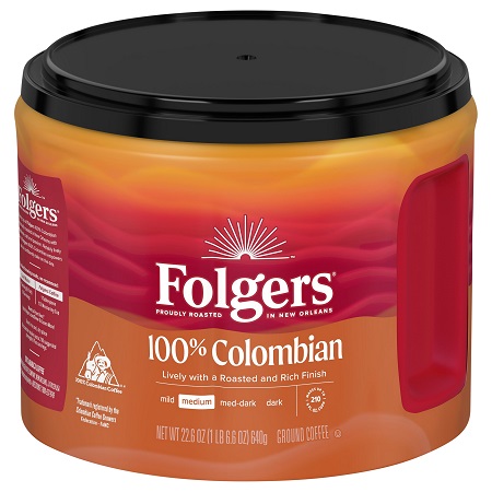 FOLGERS COFFEE COLOMBIAN CAN 22.6OZ**AVAILABLE BY SPECIAL ORDER AND EMAIL ONLY, ALLOW 21 DAYS LEADTIME**