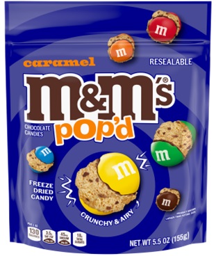 M&M'S POP'D CARAMEL FREEZE DRIED POUCH 5.5OZ