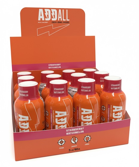 ADDALL XR SHOTS 12CT (2OZ)**STRAWBERRY WATERMELON**