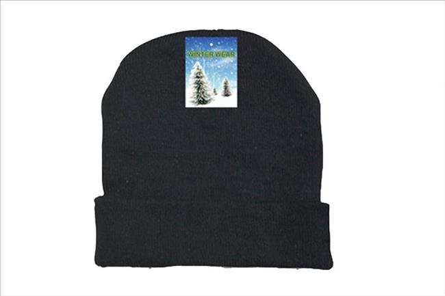 SKULL CAP BLACK 12CT