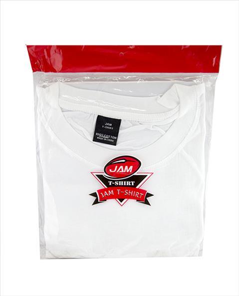 T-SHIRT WHITE WRAP 4XL 6CT