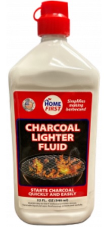 CHARCOAL LIGHTER FLUID 32OZ HOME FIRST (CONSUMER COMMODITY - ORM-D)**BUY 78 CASES GET $1 OFF PER CASE**