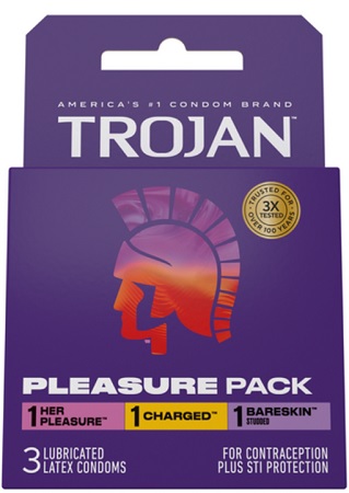 TROJAN PLEASURE PACK 3PK