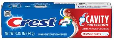 TOOTHPASTE  CREST-REG PASTE(.85OZ)