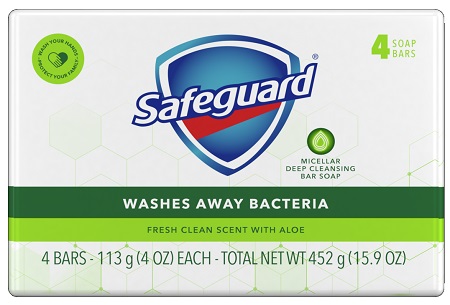 SAFEGUARD BAR SOAP 4PK**AVAILABLE BY SPECIAL ORDER & EMAIL ONLY, ALLOW 14 DAYS LEADTIME