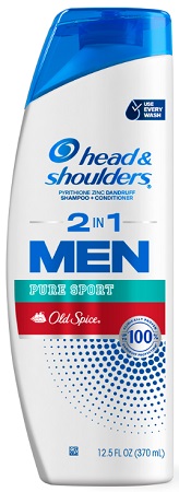 HEAD & SHOULDERS 2-IN-1 MEN PURE SPORT 12.5OZ**AVAILABLE BY SPECIAL ORDER AND EMAIL ONLY, ALLOW 14 DAYS LEADTIME