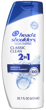 HEAD & SHOULDERS 2 IN 1 DANDRUFF - CLASSIC CLEAN 20.7OZ**AVAILABLE BY SPECIAL ORDER AND EMAIL ONLY, ALLOW 14 DAYS LEADTIME