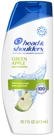HEAD & SHOULDERS GREEN APPLE DAILY SHAMPOO 20.7OZ**AVAILABLE BY SPECIAL ORDER AND EMAIL ONLY, ALLOW 14 DAYS LEADTIME
