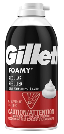 GILLETTE FOAMY SHAVE CREAM 11OZ