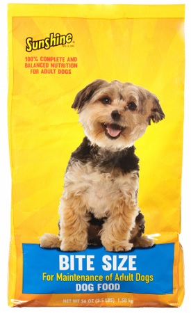 SUNSHINE MINI BITES DOG FOOD 6/3.5LB