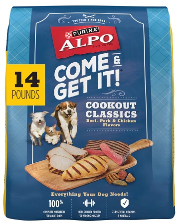 ALPO DOG FOOD BAGS COME & GET IT 14LB