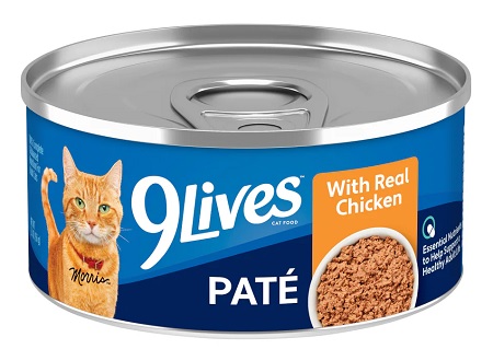 9 LIVES CAN 5.5OZ CHICKEN DINNER(EASY OPEN CAN)